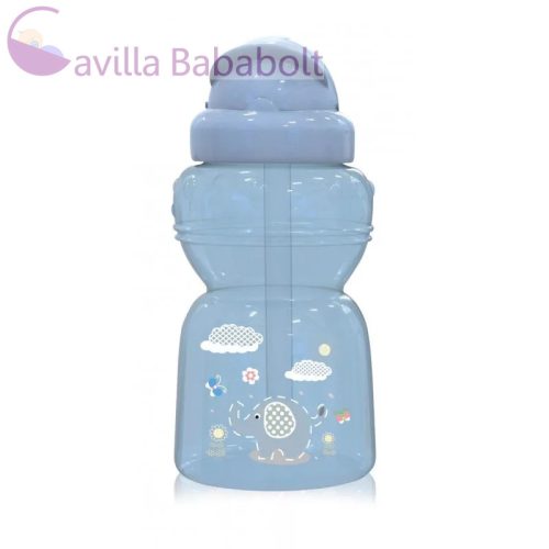 Baby Care Mini szívószálas sportitató 200ml - Moonlight Blue