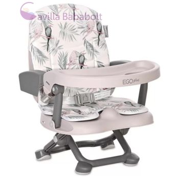   Lorelli Ego Plus székre szerelhető ülésmagasító - Grey Parrots PU Leather