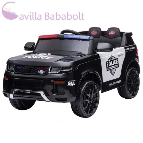 CHIPOLINO SUV POLICE ELEKTROMOS AUTÓ - BLACK