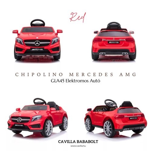 CHIPOLINO MERCEDES AMG GLA45 ELEKTROMOS AUTÓ - RED