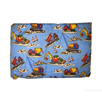   Bébi rácsvédő, fejvédő, Méret 20x140 cm, kék munkagépek