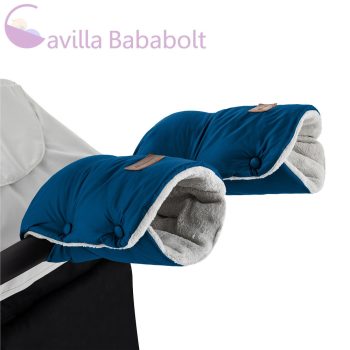   PETITE&MARS Kesztyű - Kézmelegítő babakocsira Jasie Ocean Blue