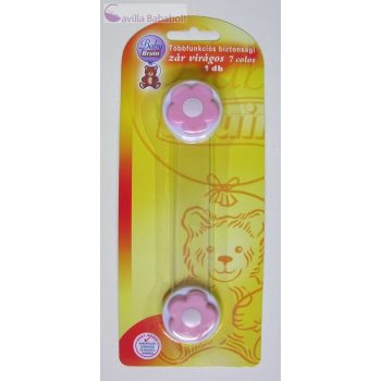 Baby Bruin többfunkciós biztonsági zár - Pink