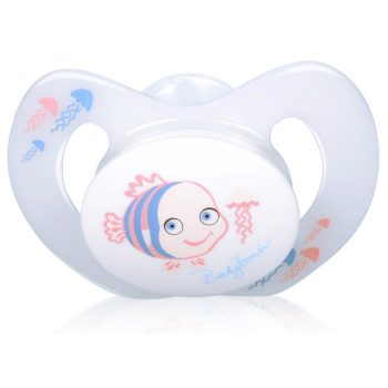   BabyBruin ortodontikus szilikon altatócumi Bohóchal 0-ás méret