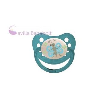   Baby Bruin ortodontikus szilikon játszócumi 2-es méret Pillangó