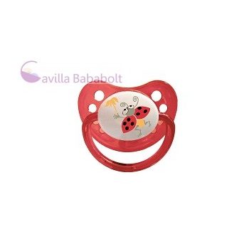   Baby Bruin ortodontikus szilikon játszócumi 2-es méret Katica