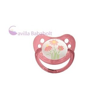   Baby Bruin cseresznye alakú szilikon játszócumi 1-es méret Virág (0-12 hó)