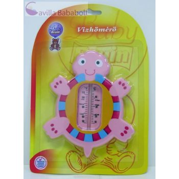 Baby Bruin vízhőmérő teknős, pink