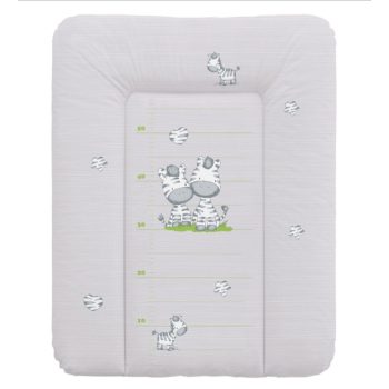 Puha pelenkázó lap, Méret-50x70 cm, szürke zebra