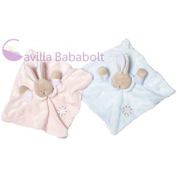 Plüss nyuszi szundikendő, kék