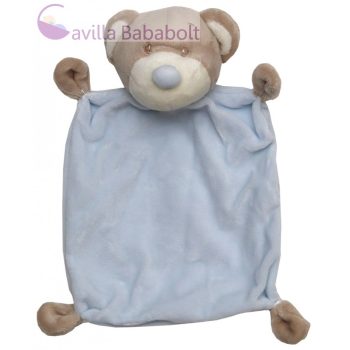 Baby Bruin Plüss Macifejes kedvenc kendő 24 cm kék