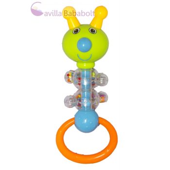 Kukac csörgő,színes golyócskákkal