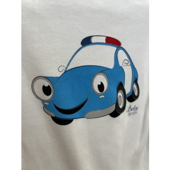   BabyBruin® mintás 100% pamut kombidressz hosszú ujjú Méret 50-es, autó