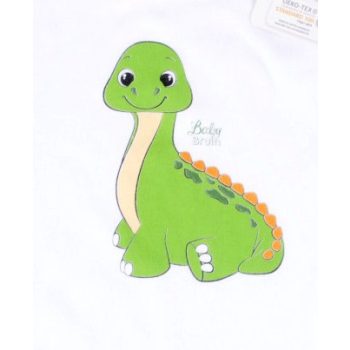   BabyBruin® mintás 100% pamut kombidressz hosszú ujjú Méret: 50-es, dino