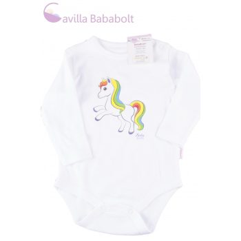   BabyBruin® mintás 100% pamut kombidressz hosszú ujjú Méret: 50-es, lovacsa