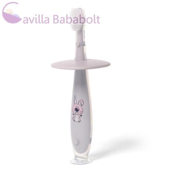 BABYONO fogkefe biztonságos szürke 12m+