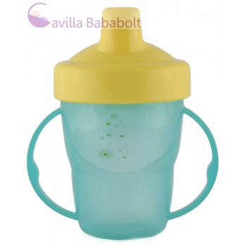 BABY CARE ITATÓPOHÁR FOGANTYÚVAL 210ML MAGAS - GREEN