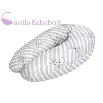 LORELLI HAPPY KISMAMA PÁRNA - GREY STRIPED