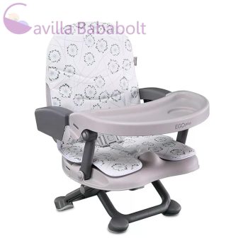   Lorelli Ego Plus székre szerelhető ülésmagasító - White Fluff PU Leather