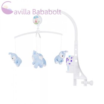 CHIPOLINO ZENÉLŐ FORGÓ - BLUE RABBITS