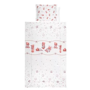   Lorelli 4 részes ágynemű garnitúra - Bears & Pillows Beige