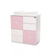 Lorelli Cupboard pelenkázó komód - White & Orchid Pink