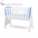 LORELLI FIRST DREAMS RINGATHATÓ BÖLCSŐ 105X55 - WHITE BABY BLUE 