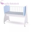 LORELLI FIRST DREAMS RINGATHATÓ BÖLCSŐ 105X55 - WHITE BABY BLUE 