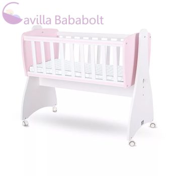   LORELLI FIRST DREAMS RINGATHATÓ BÖLCSŐ 105X55 - WHITE ORCHID PINK 