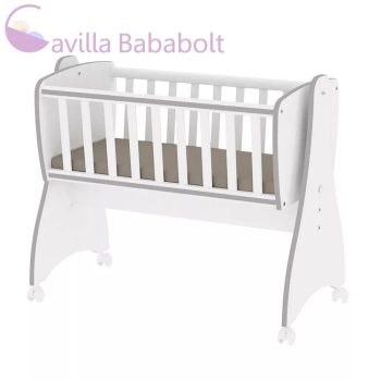   LORELLI FIRST DREAMS RINGATHATÓ BÖLCSŐ 105X55 - WHITE STRING