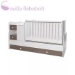 LORELLI MINI MAX KOMBI ÁGY 190X72 - WHITE COFFE