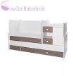 LORELLI MINI MAX KOMBI ÁGY 190X72 - WHITE COFFE