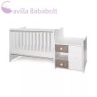 LORELLI MINI MAX KOMBI ÁGY 190X72 - WHITE COFFE