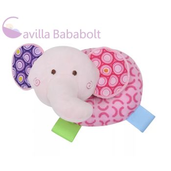 Lorelli Toys Csörgő karika - Pink elefánt