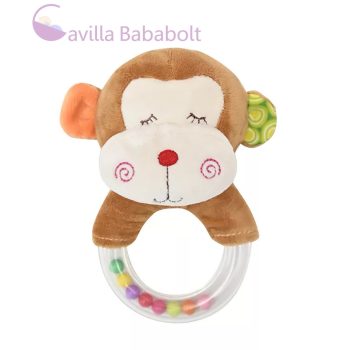 Lorelli Toys Plüss csörgő karika - Majom