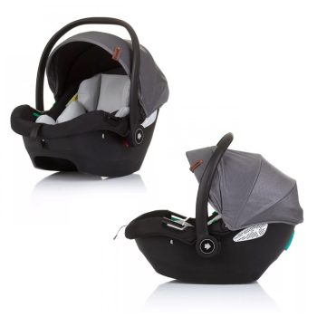   2 db Chipolino Duo Smart autóshordozó 40-87cm - Silver Greey
