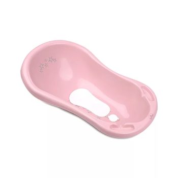   Lorelli Kád 84 kád leeresztő dugóval csúszásgátlóval - Little Stars Pink