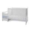 LORELLI MAXI PLUS KOMBI ÁGY 70X160 - TRIO WHITE-BABY BLUE