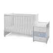 LORELLI MAXI PLUS KOMBI ÁGY 70X160 - TRIO WHITE-BABY BLUE