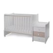 LORELLI MAXI PLUS KOMBI ÁGY 70X160 - TRIO WHITE-LIGH OAK