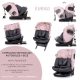 CHIPOLINO MOTION 360 AUTÓSÜLÉS I-SIZE 40-150CM - ISOFIX (0-36kg) - FLAMINGO