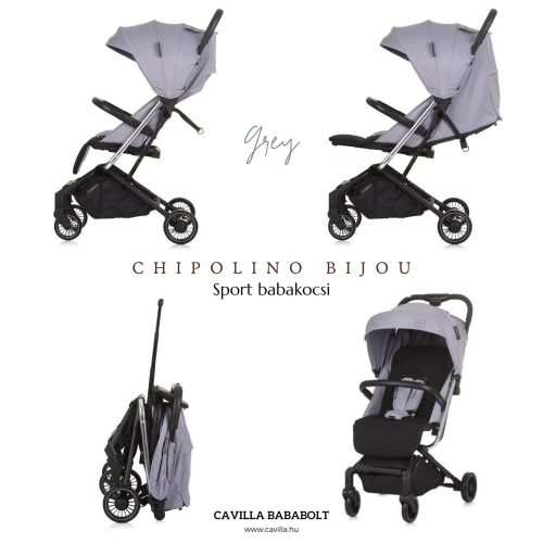 Chipolino Bijou sport babakocsi - Ash Grey