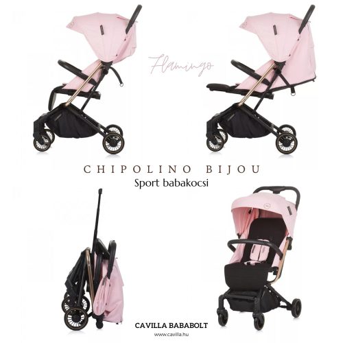 Chipolino Bijou sport babakocsi - Flamingo