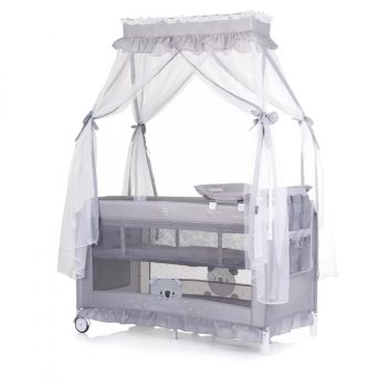   CHIPOLINO PALACE MULTIFUNKCIÓS UTAZÓÁGY SZÚNYOGHÁLÓVAL - KOALA GREY