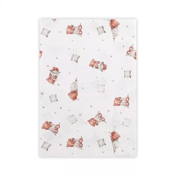   Lorelli Matracvédő lepedő 150x100cm - Bears & Pillows Beige