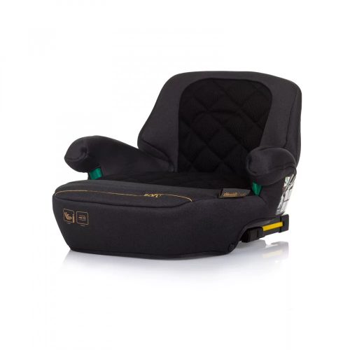 CHIPOLINO SAFY AUTÓS ÜLÉSMAGASÍTÓ 125-150 CM ISOFIX - OBSIDIAN