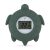 PETITE&MARS Szilikon digitális vízhőmérő Turtle Terry Misty Green 0hó+