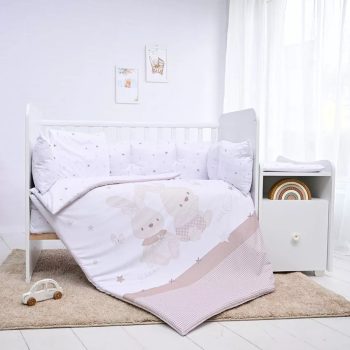   Lorelli ágynemű garnitúra Trend kombi ágyhoz - Honey Bunny Beige