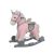 Chipolino hintaszék kerekekkel - pink ló