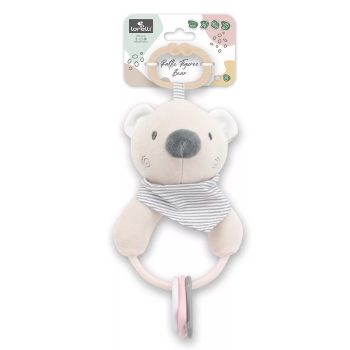 Lorelli Toys Plüss gyűrűs játék - Bézs Maci